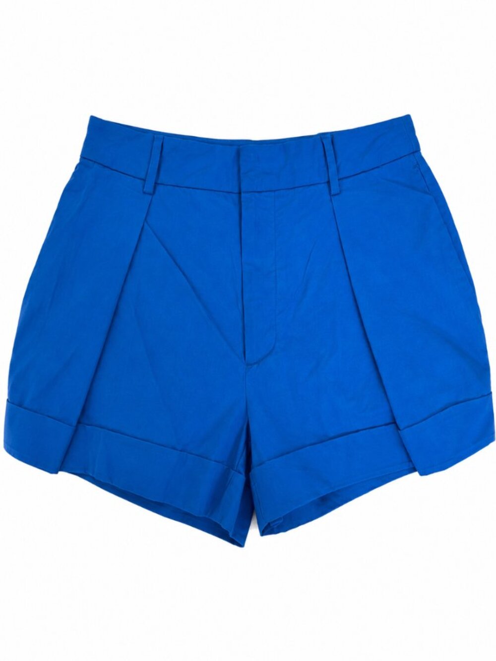 NWT Banana Republic Cobalt Blue Pleated Shorts Size 10